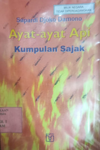 Image of Ayat - ayat Api Kumpulan Sajak